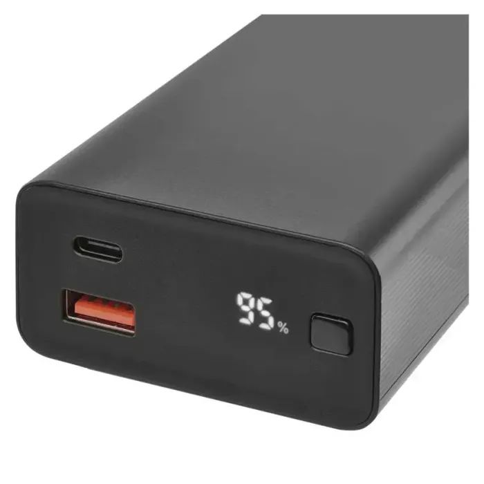 Батарея универсальная EMOS 20000mAh NTBF20, 65W, Pass-through, black (B0560B) изображение 4