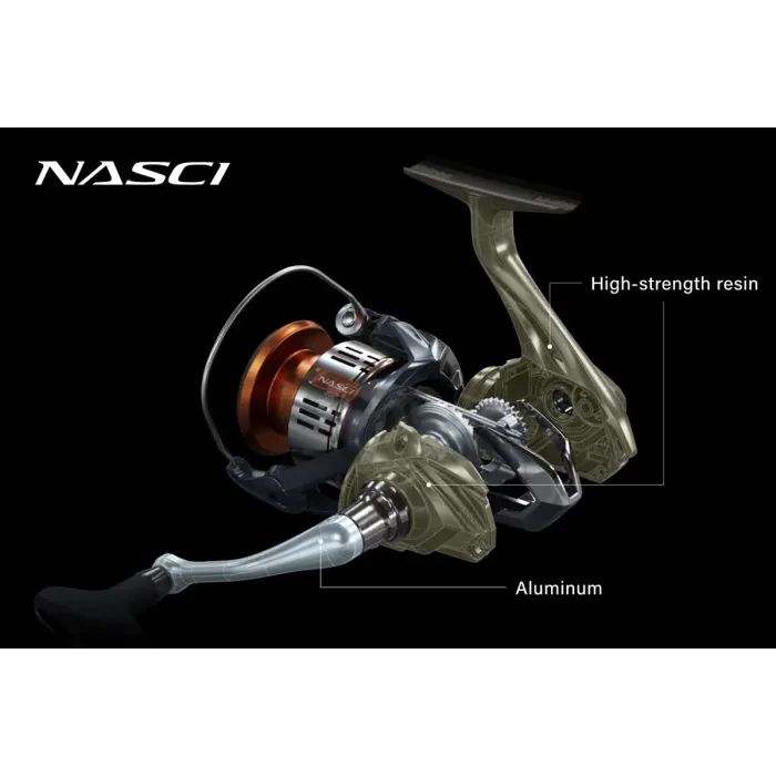 Котушка Shimano Nasci FD 4000 5+1BB 4.71 (NAS4000FD) зображення 3