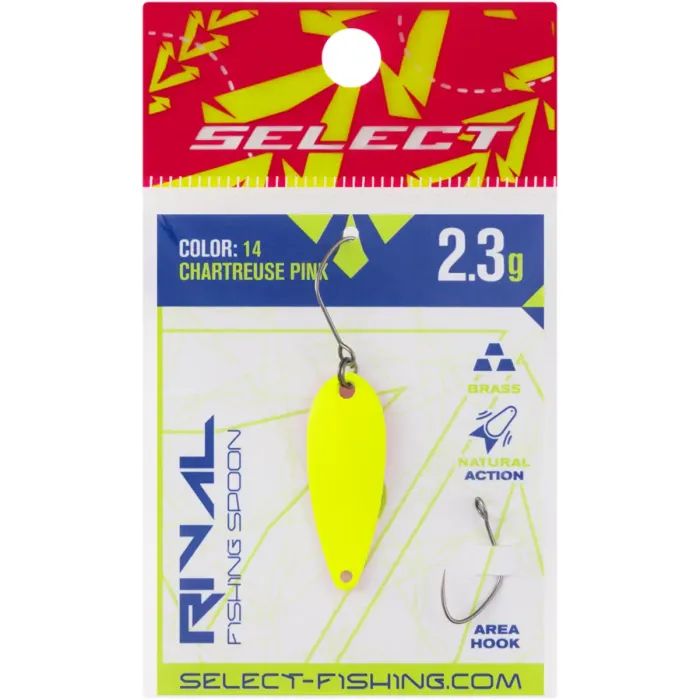 Блесна Select Rival 2.3g 30mm 17 DarkSpace Chartreuse (1870.80.16) изображение 2