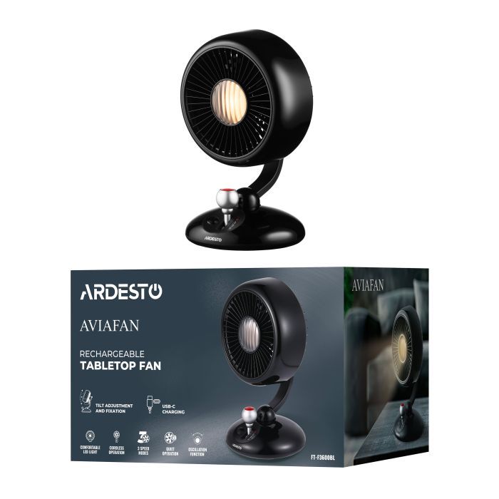 Вентилятор Ardesto FT-F3600BL зображення 8