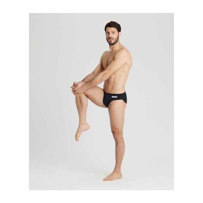 Плавки Arena Team Swim Briefs Solid 004773-550 чорний 75 (3468336637111) изображение 5