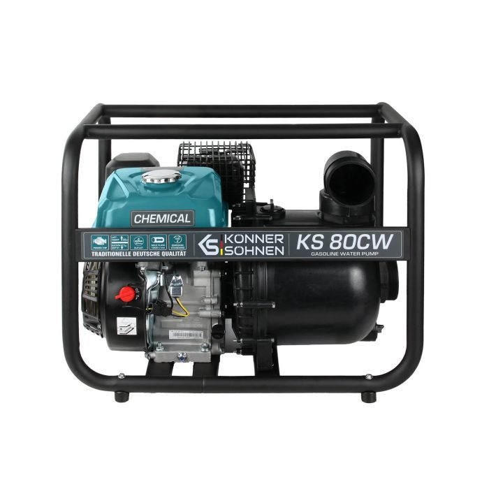 Мотопомпа Konner&Sohnen KS 80CW 1000л/мин, 7.0л.с, 28кг (KS80CW) изображение 3