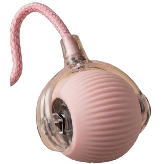 Игрушка для кошек Me&Pet Интерактивный мяч с розовой веревкой (NMP-47P)