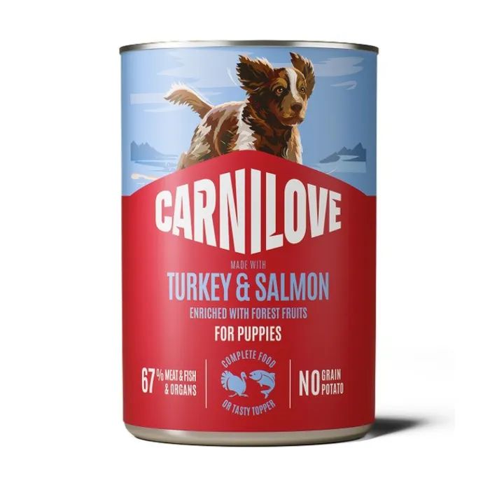 Консервы для собак Carnilove Salmon & Turkey Puppies 400 г (8595602582815)