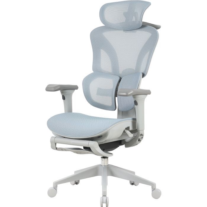 Офісне крісло OfficePro Elite OC950GLB Gray/Light Blue (OC950GLB)