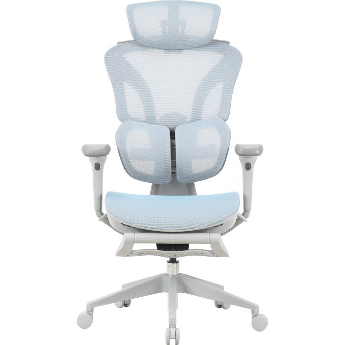Офісне крісло OfficePro Elite OC950GLB Gray/Light Blue (OC950GLB) зображення 2