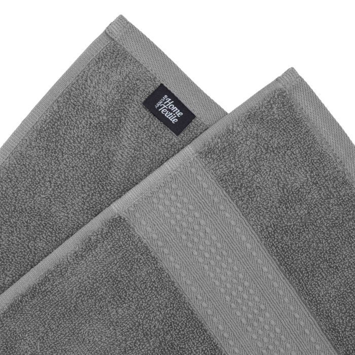 Полотенце Ardesto махровое SuperSoft 100% хлопок 50 х 90 см серый (ART2250SLP) изображение 5