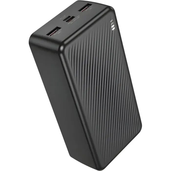 Батарея універсальна BOROFONE 30000mAh BJ56B Graceful 22.5W+PD20W Black (6941991116445)