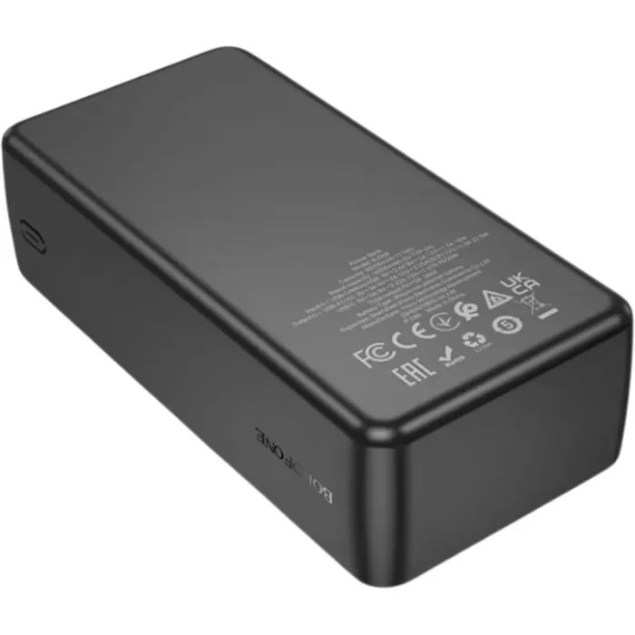 Батарея універсальна BOROFONE 30000mAh BJ56B Graceful 22.5W+PD20W Black (6941991116445) зображення 3