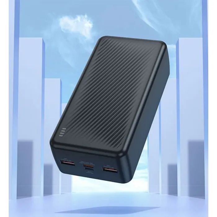 Батарея універсальна BOROFONE 30000mAh BJ56B Graceful 22.5W+PD20W Black (6941991116445) зображення 6