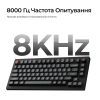 Клавіатура Keychron V1 8K Keychron Super Red Switch RGB USB UA Black (V1W-D1-UA) зображення 9