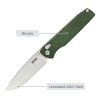 Нож SRM Terrier 140Cr, Green Micarta, Stonewash (258L-MG2) изображение 11