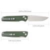 Нож SRM Terrier 140Cr, Green Micarta, Stonewash (258L-MG2) изображение 12