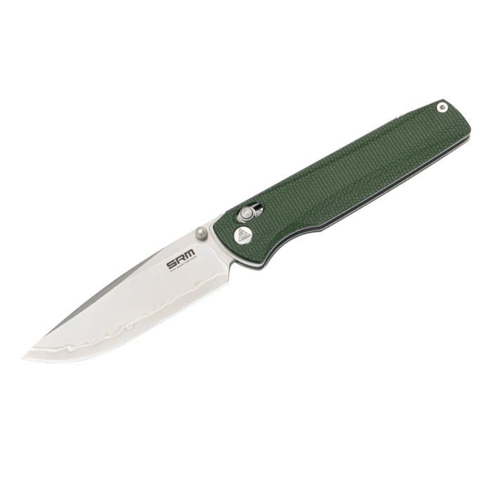 Нож SRM Terrier 140Cr, Green Micarta, Stonewash (258L-MG2) изображение 14