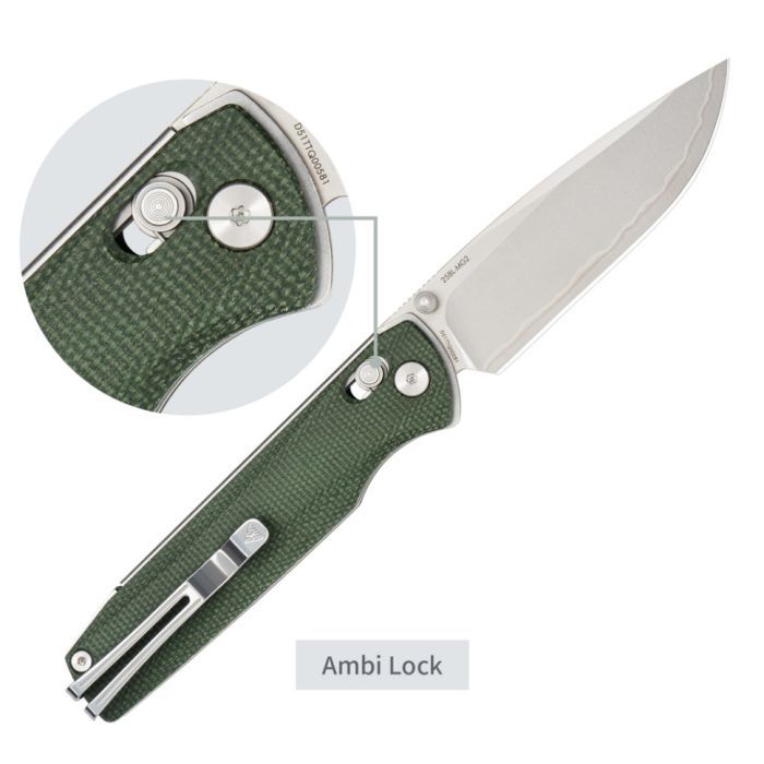 Нож SRM Terrier 140Cr, Green Micarta, Stonewash (258L-MG2) изображение 3