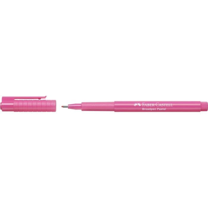 Лайнер Faber-Castell BROADPEN 1554 Pastel Purplepink, колір пурпурний, 0,8 мм (30748) зображення 2