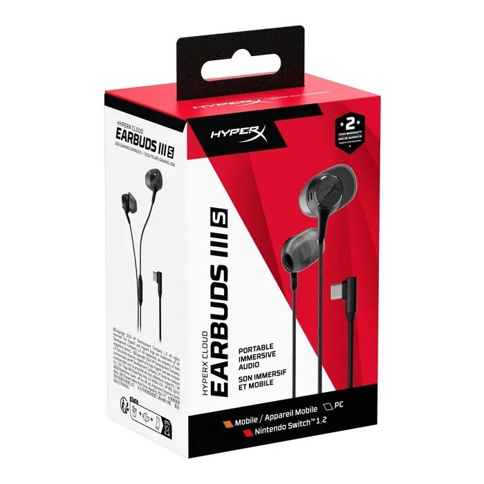 Навушники HyperX Cloud Earbuds III S Wired Red (BN7S2AA) зображення 11