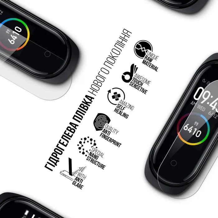 Пленка защитная Armorstandart Matte hydrogel Xiaomi Mi Band 4 6 pcs (ARM92114) изображение 2