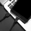 Дата кабель USB 2.0 AM to USB-C 1.0m 3A X13 black HOCO (6957531061182) изображение 3