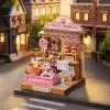 Конструктор Robotime Rolife дерев'яний 3D Магазин пончиків Sweetie's (DS051) изображение 5