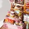 Конструктор Robotime Rolife дерев'яний 3D Магазин пончиків Sweetie's (DS051) изображение 7