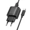 Зарядное устройство HOCO C141A 2xUSB + cable USB to USB-C black (6942007627900) изображение 3
