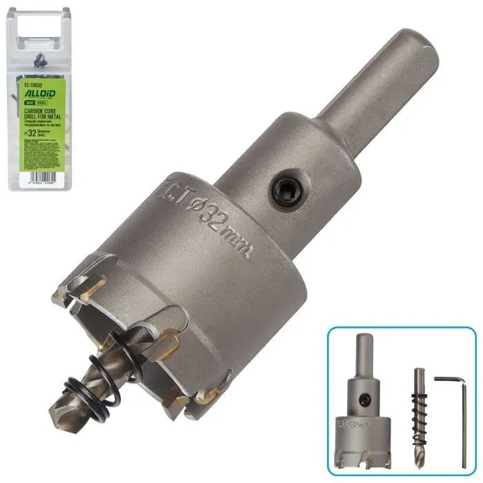 Сверло Alloid Base, корончате, твердосплавне, по металу, 32мм (TS-10032) изображение 4