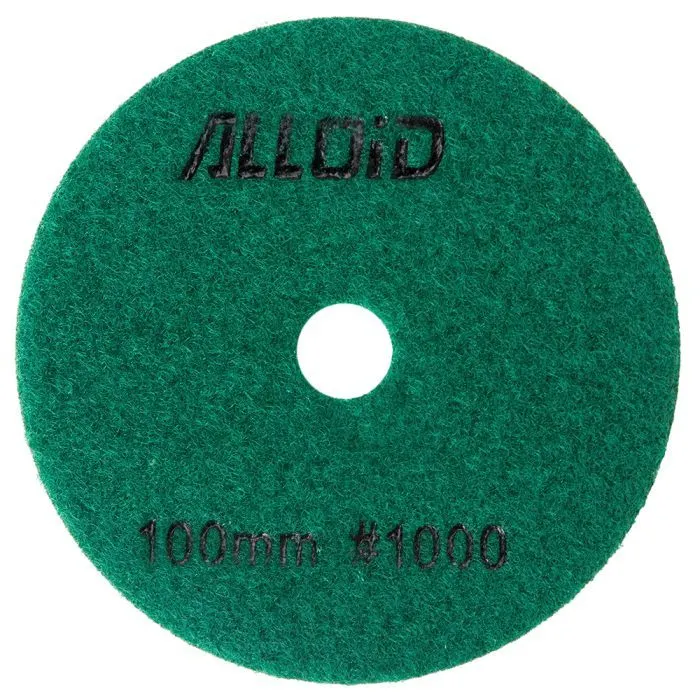 Круг зачистной Alloid Pro, алмазный, шлифовальный, на липучке, STAR, 100мм, зерно 1000 (DD-63375)