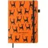 Книга записна Buromax RELAX, А5, 96 аркушів, клітинка, помаранчевий (BM.295101-11)
