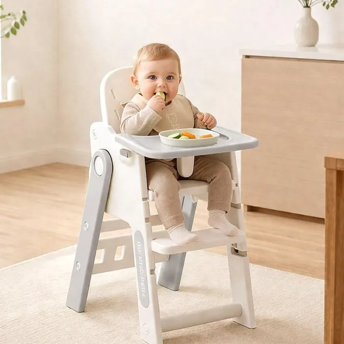 Стілець для годування Mealux Feedo White/Grey (KD-F033 White/Grey) зображення 3