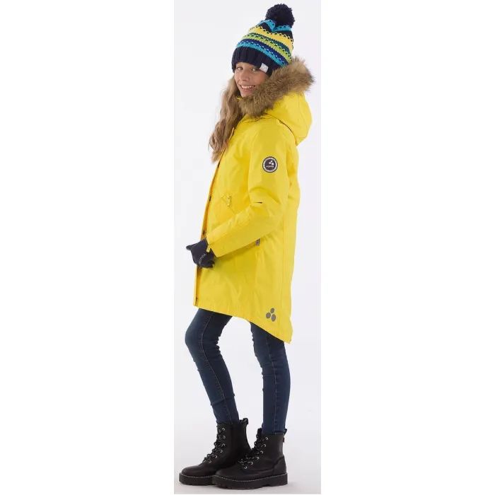 Пальто дитяче Huppa VIVIAN 12490020 жовтий 70002 116 (4741468795171) зображення 7