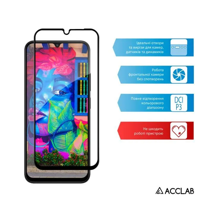 Скло захисне ACCLAB Full Glue ESD Xiaomi Redmi 15C 4G Black (1283126625756) зображення 5