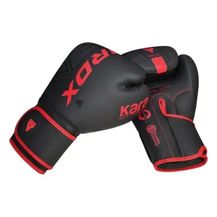 Боксерські рукавички RDX F6 Kara Matte Red 14 унцій (BGR-F6MR-14OZ) зображення 4