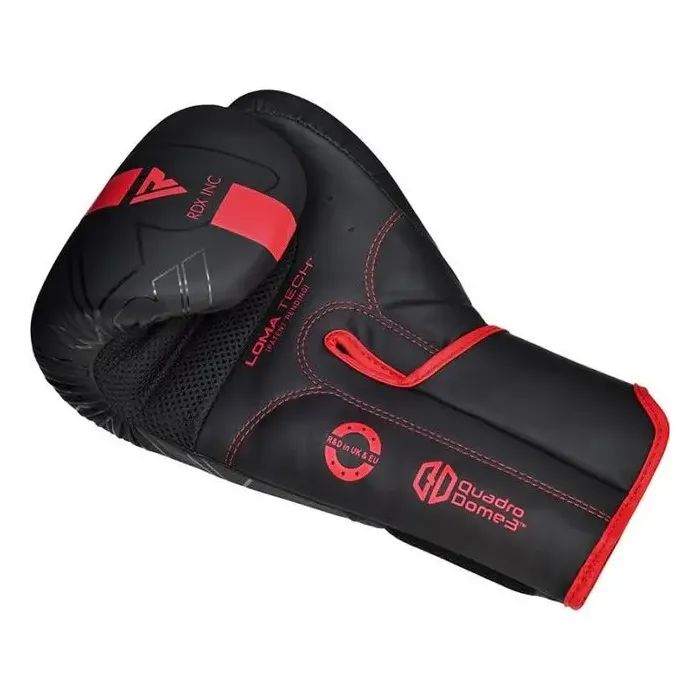 Боксерські рукавички RDX F6 Kara Matte Red 14 унцій (BGR-F6MR-14OZ) зображення 6