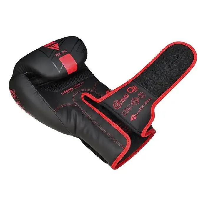 Боксерські рукавички RDX F6 Kara Matte Red 14 унцій (BGR-F6MR-14OZ) зображення 7