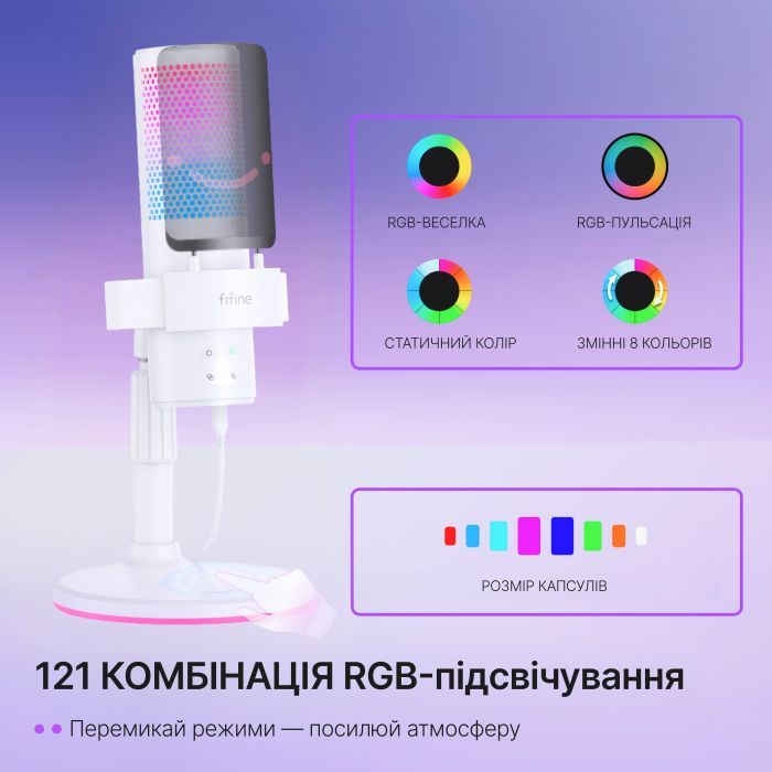 Мікрофон Fifine A9S зображення 13