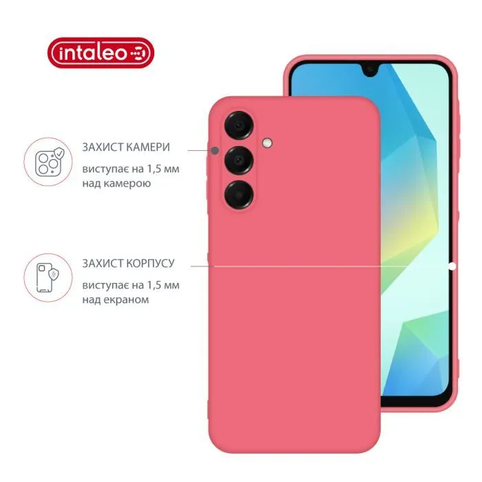 Чохол до мобільного телефона Intaleo Silicone Samsung Galaxy A16 Pink (1283126600012) зображення 3