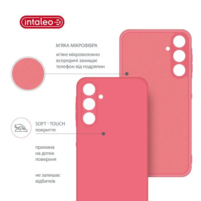 Чохол до мобільного телефона Intaleo Silicone Samsung Galaxy A16 Pink (1283126600012) зображення 5