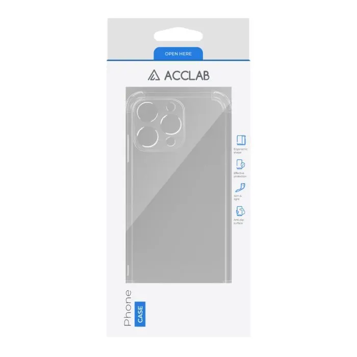 Чохол до мобільного телефона ACCLAB ShockProof Apple iPhone 15 Pro Transparent (1283126587894) зображення 2