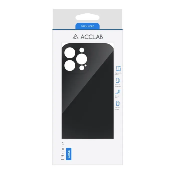Чохол до мобільного телефона ACCLAB SoftShell Apple iPhone 14 Pro Black (1283126552892) зображення 2