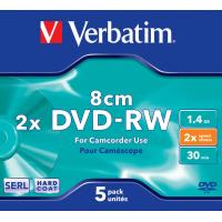 Диск DVD Verbatim mini 1.4Gb 2X Hardcoat Jewel 5шт (43514) изображение 2