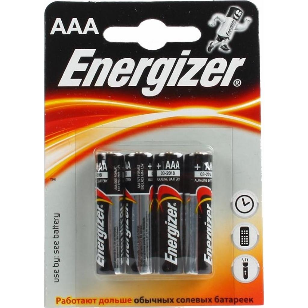 Батарейка Energizer AAA Energizer Plus LR03 * 4 (7638900297386)