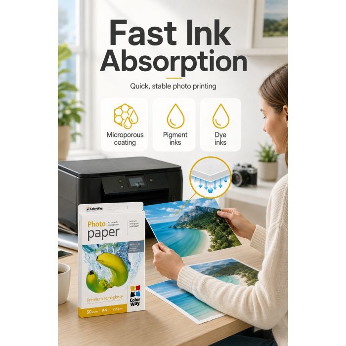Фотопапір ColorWay A4 (PNG255050A4) зображення 4