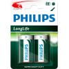 Батарейка Philips R14 PHILIPS Longlife L2B * 2 (R14L2B/97)