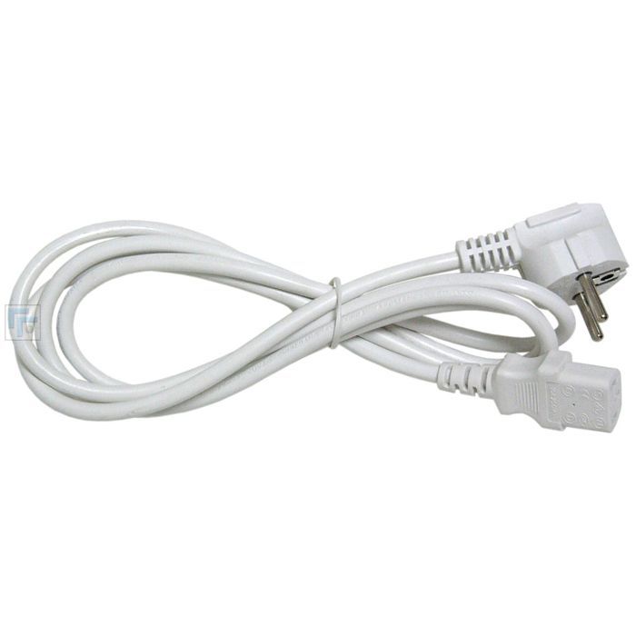 Кабель живлення C13 1.8m white Cablexpert (PC-186W-VDE) зображення 2