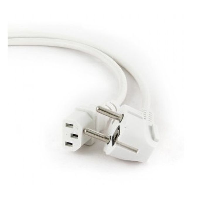 Кабель живлення C13 1.8m white Cablexpert (PC-186W-VDE) зображення 4