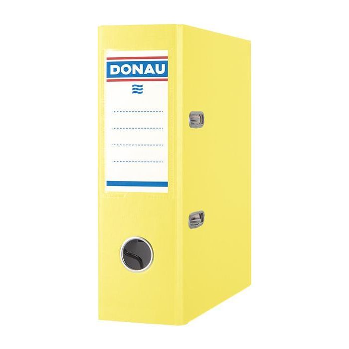 Папка - реєстратор Donau А5, 2 rings, ширина75 yellow MASTER (3905001PL-11)