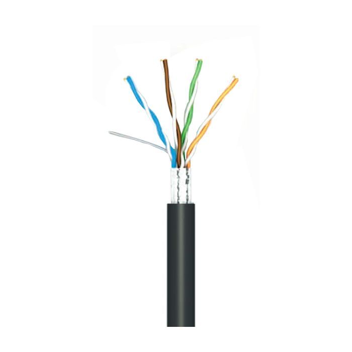 Кабель сетевой OK-Net FTP cat.6 305м внешний (F/UTP-cat.6) (КППЭ-ВП (250) 4х2х0,54)