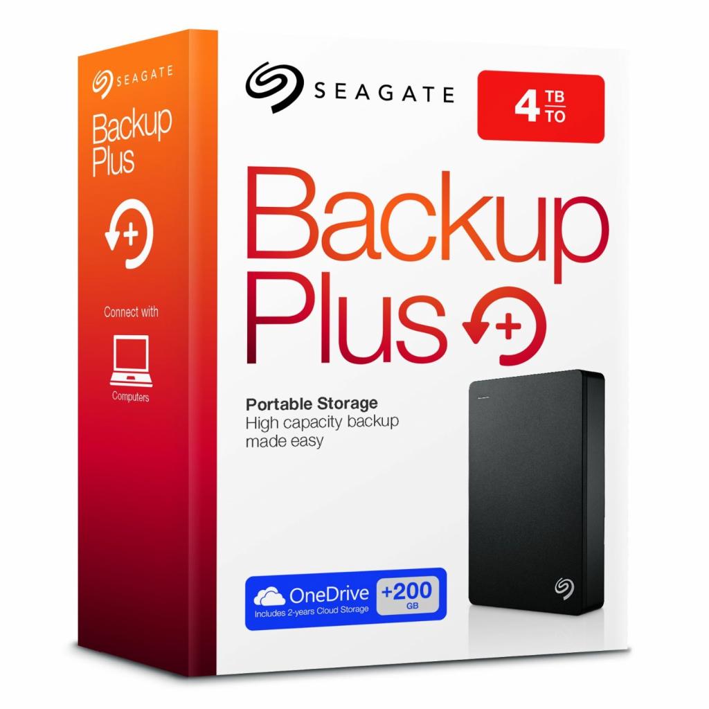 Зовнішній жорсткий диск 2.5" 4TB Backup Plus Portable Seagate (STDR4000200) зображення 8