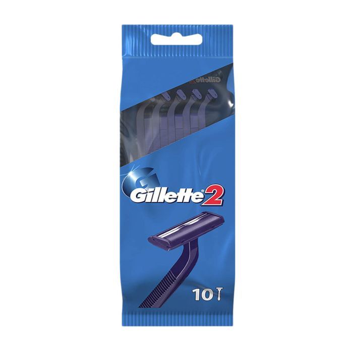 Бритва Gillette 2 одноразовая 10 шт. (7702018874293/8700216169028) изображение 2